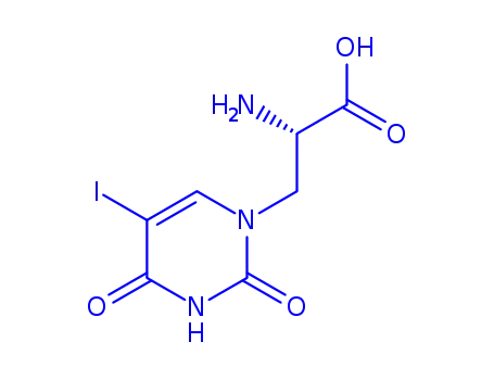 1(2H)-Pyrimidinepropanoicacid, a-amino-3,4-dihydro-5-iodo-2,4-dioxo-,(aS)-