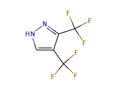 1H-Pyrazole, 3,4-bis(trifluoromethyl)-(19968-19-5)