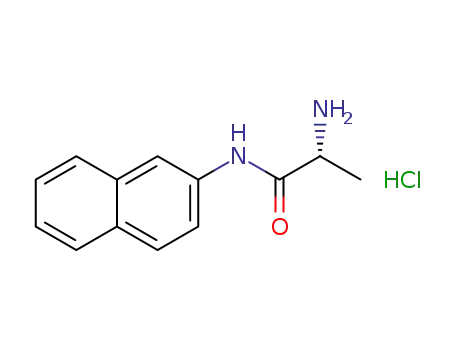Molecular Structure of 201984-32-9 (H-D-ALA-BETANA HCL)