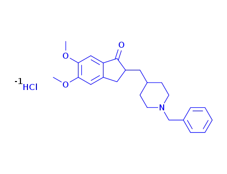 2-[(1-Benzylpiperidin-1-ium-4-yl)methyl]-5,6-dimethoxy-2,3-dihydroinden-1-one;chloride