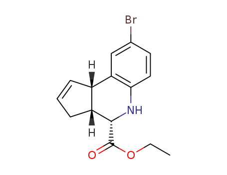 (3aR,4S,9bS)-ethyl 8-bromo-3a,4,5,9b-tetrahydro-3H-cyclopenta[c]quinoline-4-carboxylate