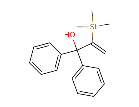 Molecular Structure of 51666-98-9 (Benzenemethanol, a-phenyl-a-[1-(trimethylsilyl)ethenyl]-)