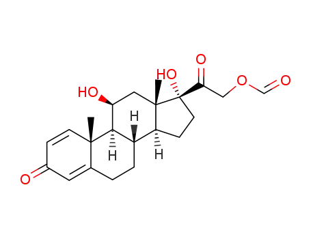 21-formoxy-11,17-dihydroxy-pregn-1,4-diene-3,20-dione
