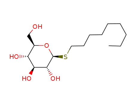 Molecular Structure of 98854-15-0 (NONYL THIOGLUCOSIDE)