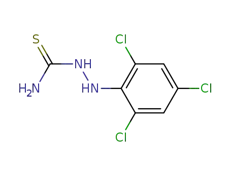 Molecular Structure of 14576-98-8 (2-(2,4,6-TRICHLOROPHENYL)-1-HYDRAZINECARBOTHIOAMIDE)