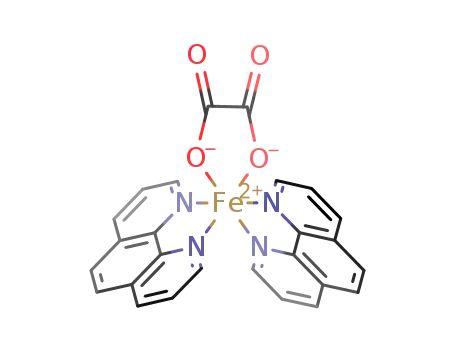 Molecular Structure of 14783-55-2 (iron(2+) ethanedioate 1,10-phenanthroline (1:1:2))