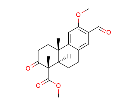 (1S,4aS,10aR)-1,4a-dimethyl-7-formyl-6-methoxy-1,4,4a,9,10,10a-hexahydro-2-oxophenanthrene-1-carboxylic acid methyl ester