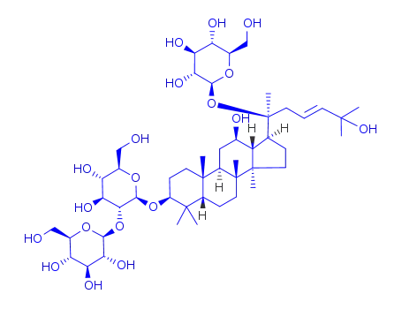 Molecular Structure of 156042-22-7 (vina-ginsenoside R8)
