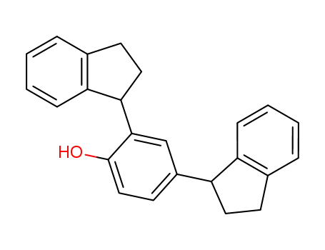 Molecular Structure of 109879-28-9 (2,4-DI-(1-INDANYL)PHENOL)