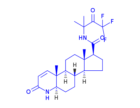 1H-Indeno[5,4-f]quinoline-7-carboxamide,2,4a,4b,5,6,6a,7,8,9,9a,9b,10,11,11a-tetradecahydro-4a,6a-dimethyl-2-oxo-N-(3,3,3-trifluoro-1,1-dimethyl-2-oxopropyl)-,(4aR,4bS,6aS,7S,9aS,9bS,11aR)-