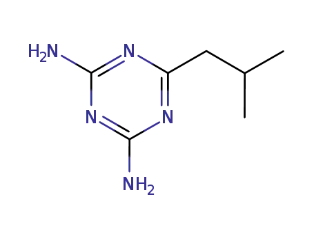 6-(2-Methylpropyl)-1,3,5-triazine-2,4-diamine