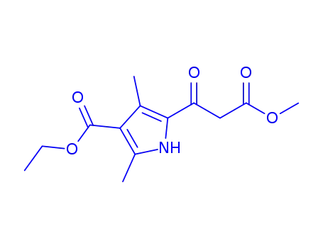 1H-Pyrrole-2-propanoicacid,4-(ethoxycarbonyl)-3,5-dimethyl-beta-oxo-,methylester(9CI)