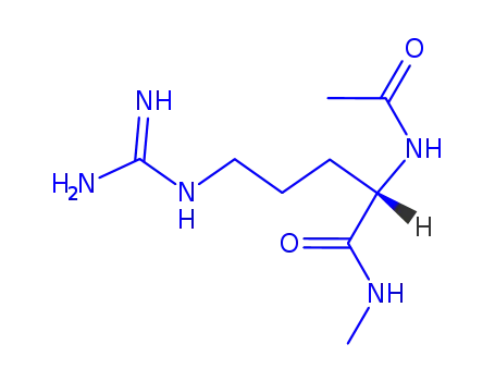 Molecular Structure of 34276-26-1 (N(alpha)-acetylarginine methylamide)