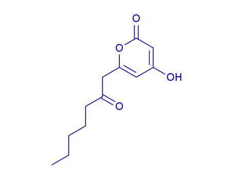 2H-Pyran-2-one, 4-hydroxy-6-(2-oxoheptyl)-