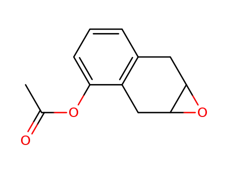Molecular Structure of 51927-57-2 (Naphth[2,3-b]oxiren-3-ol, 1a,2,7,7a-tetrahydro-, acetate)