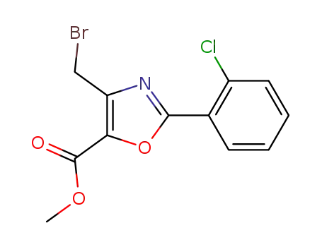 5-Oxazolecarboxylic acid, 4-(bromomethyl)-2-(2-chlorophenyl)-, methyl
ester