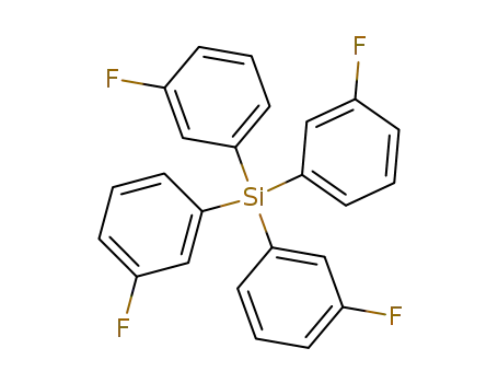 Molecular Structure of 3869-53-2 (Silane, tetrakis(3-fluorophenyl)-)