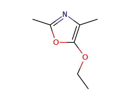 Molecular Structure of 5214-62-0 (Oxazole, 5-ethoxy-2,4-dimethyl-)