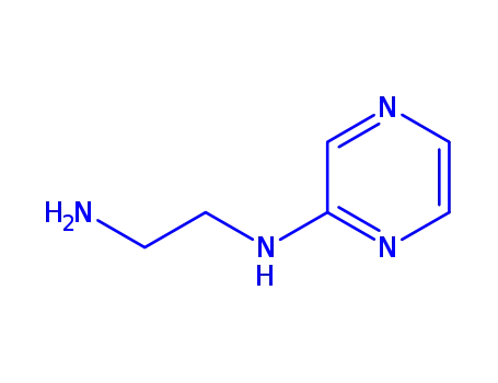 Molecular Structure of 440102-26-1 (2-(2-pyrazinylamino)ethylamine)