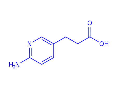 Molecular Structure of 446263-96-3 (3-(6-aminopyridin-3-yl)propanoic acid)