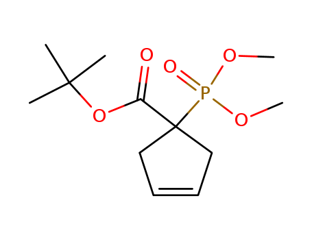 3-CYCLOPENTENE-1-CARBOXYLIC ACID, 1-(DIMETHOXYPHOSPHINYL)-, 1,1-DIMETHYLETHYL ESTER