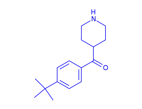 Molecular Structure of 478538-76-0 ((4-tert-butylphenyl)(piperidin-4-yl)methanone)