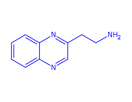 Molecular Structure of 500727-73-1 (2-Quinoxalineethanamine(9CI))