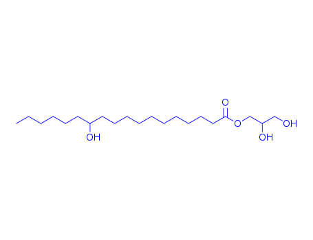 Octadecanoic acid,12-hydroxy-, 2,3-dihydroxypropyl ester