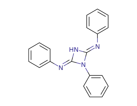 Molecular Structure of 51131-80-7 (1,3-Diazet-2-amine, 1,4-dihydro-N,1-diphenyl-4-(phenylimino)-)