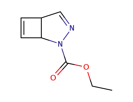 Molecular Structure of 42068-20-2 (2,3-Diazabicyclo[3.2.0]hepta-3,6-diene-2-carboxylic acid, ethyl ester)