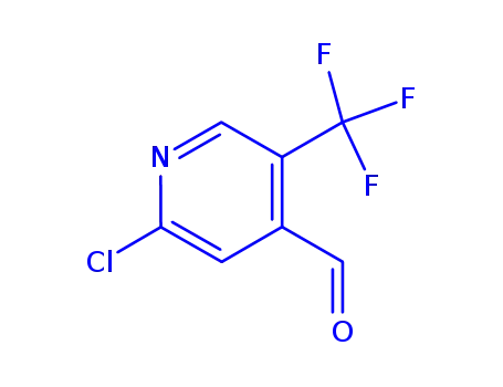 Molecular Structure of 505084-57-1 (2-CHLORO-5-(TRIFLUOROMETHYL)-PYRIDINE-4-CARBOXALDEHYDE)