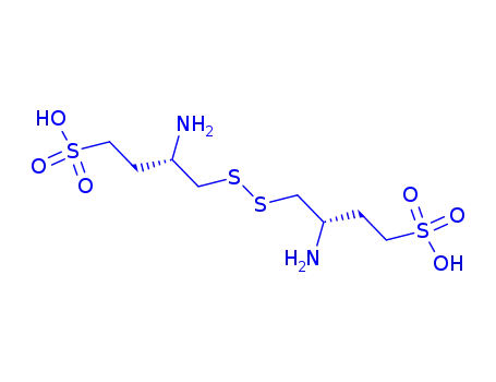 Molecular Structure of 648927-86-0 ((3S,3'S)-4,4'-disulfanediylbis(3-aMinobutane-1-sulfonic acid))