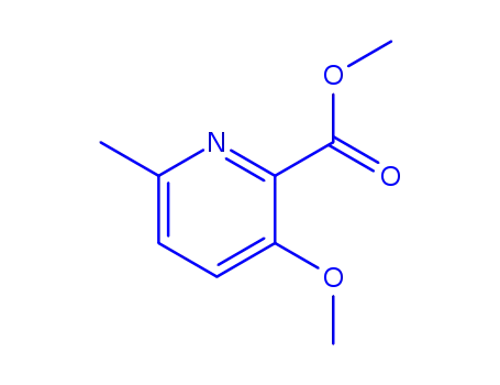 Molecular Structure of 65515-24-4 (3-Methoxy-6-Methyl-2-pyridinecarboxylic acid Methyl ester)