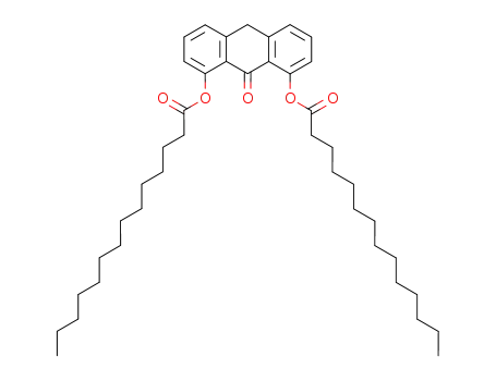 9-oxo-9,10-dihydroanthracene-1,8-diyl ditetradecanoate