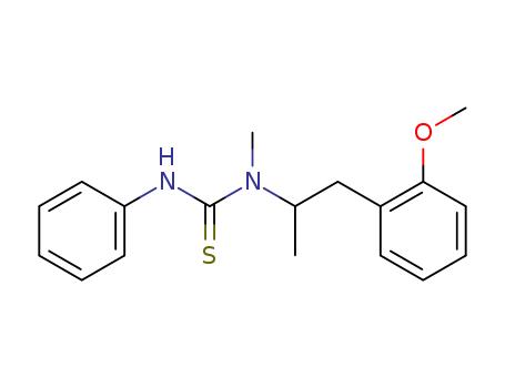 51169-90-5,1-[2-(2-methoxyphenyl)-1-methylethyl]-1-methyl-3-phenylthiourea,