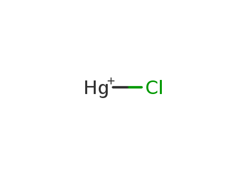 Molecular Structure of 14650-08-9 (Mercury(1+), chloro-)