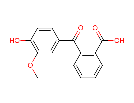 Benzoic acid, 2-(4-hydroxy-3-methoxybenzoyl)-