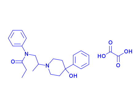 63938-79-4,N-[2-(4-hydroxy-4-phenylpiperidin-1-yl)propyl]-N-phenylpropanamide ethanedioate (1:1),