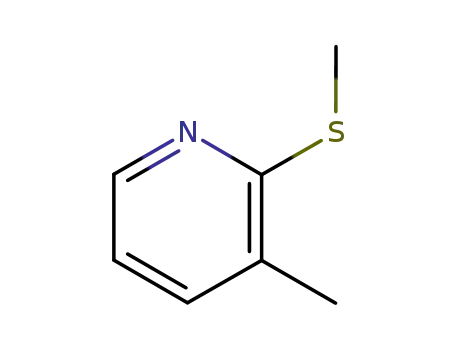 Molecular Structure of 51933-73-4 (3-Methyl-2-(methylthio)pyridine)