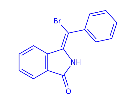Molecular Structure of 5194-49-0 (3-[bromo(phenyl)methylidene]-2,3-dihydro-1H-isoindol-1-one)