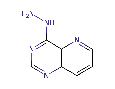 Molecular Structure of 51674-90-9 (Pyrido[3,2-d]pyrimidin-4(1H)-one, hydrazone)