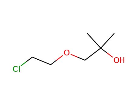 Molecular Structure of 870-57-5 (2-Propanol, 1-(2-chloroethoxy)-2-methyl-)