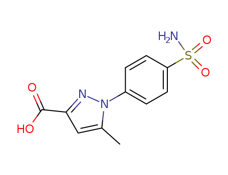 1H-Pyrazole-3-carboxylic acid, 1-[4-(aminosulfonyl)phenyl]-5-methyl-                                                                                                                                    