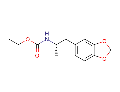 (S)-N-ethoxycarbonyl-1-(3,4-methylenedihydroxyphenyl)-2-aminopropane
