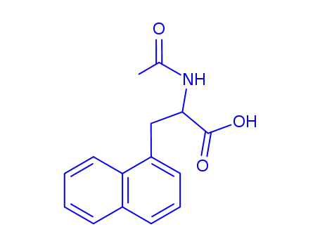 Molecular Structure of 5440-48-2 (2-acetamido-3-naphthalen-1-yl-propanoic acid)