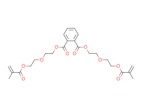 Molecular Structure of 3052-65-1 (1,2-Benzenedicarboxylicacid, 1,2-bis[2-[2-[(2-methyl-1-oxo-2-propen-1-yl)oxy]ethoxy]ethyl] ester)