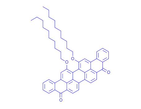 Molecular Structure of 71550-33-9 (16,17-bis(decyloxy)violanthrone)