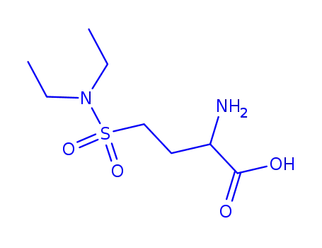 Molecular Structure of 5446-32-2 (2-amino-4-(diethylsulfamoyl)butanoic acid)