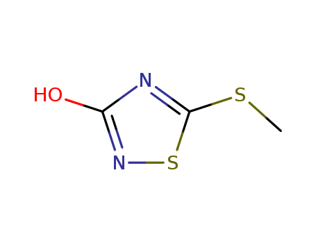 3-Hydroxy-5-methylmercapto-1,2,4-thiadiazole