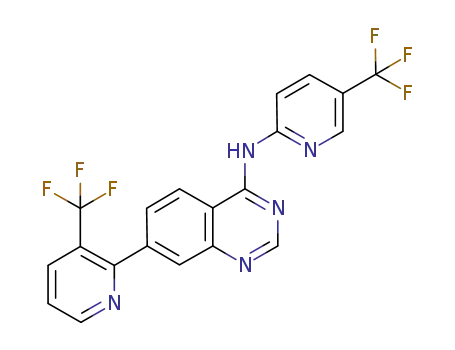 4-Quinazolinamine,
7-[3-(trifluoromethyl)-2-pyridinyl]-N-[5-(trifluoromethyl)-2-pyridinyl]-